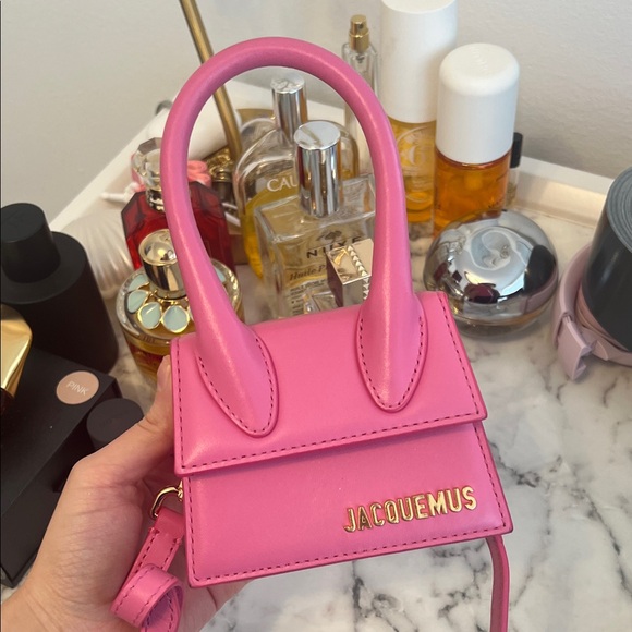 BRAND NEW with tags Jacquemus Pink Mini Bag - Picture 1 of 10